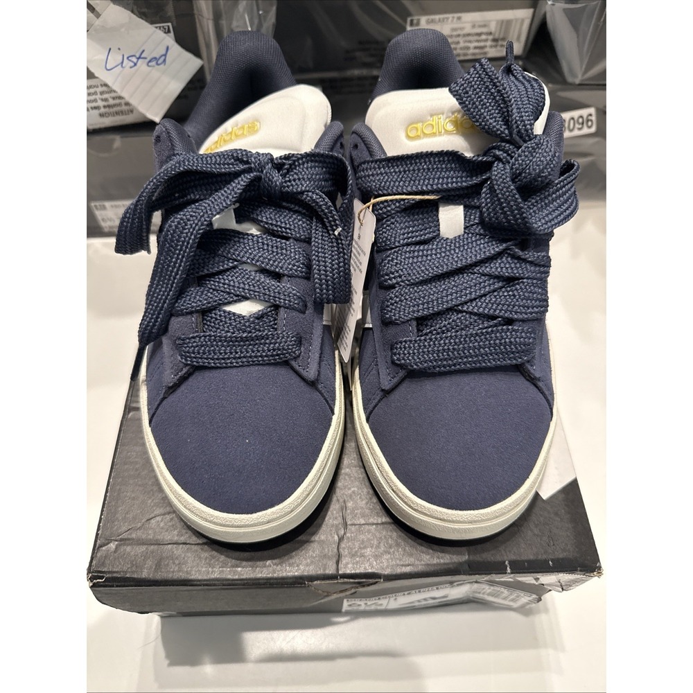 adidas GRAND COURT ALPHA 00s - Women 6.5 Navy Blue & White JH7229 - New In Box